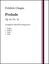 Prelude, Op. 28, No. 12 P.O.D. cover